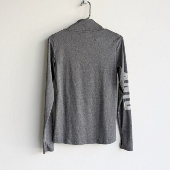 VS PINK long sleeve athletic pullover 1/4 zip shirt - Picture 3 of 4